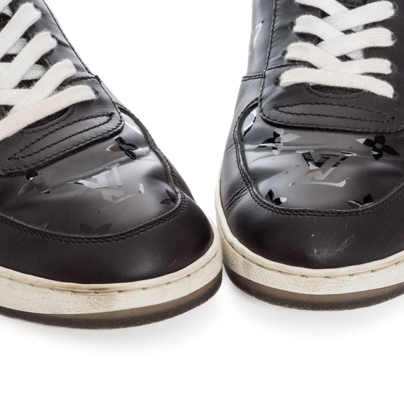 Louis Vuitton Leather Monogram Rivoli High-Top Sneakers - Picture 10 of 10